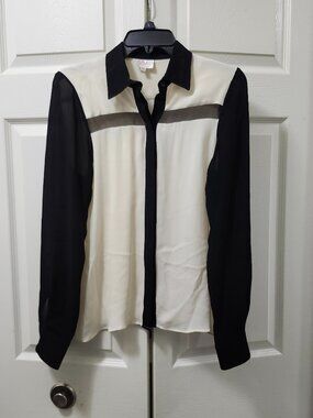 NWOT Parker button down SILK blouse shirt